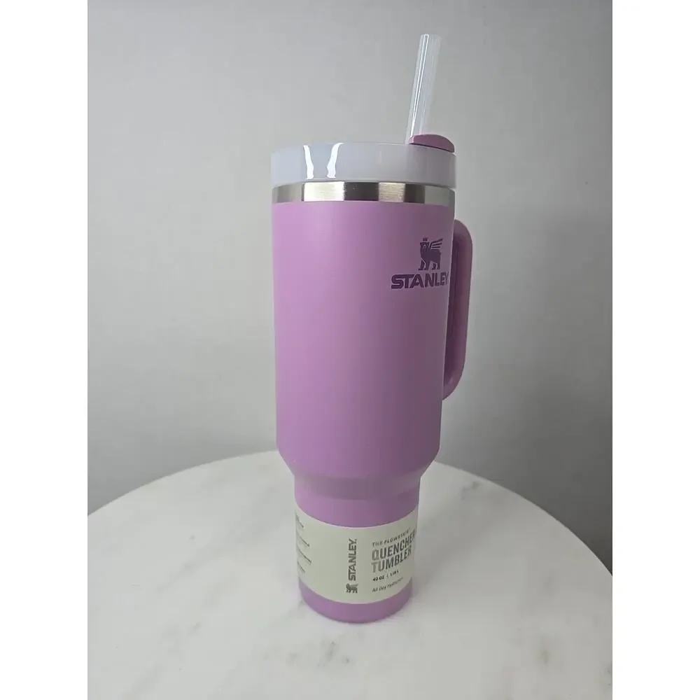 Stanley 40 oz Quencher H2.0 Tumbler Hammertone Lilac New And Unused! - Picture 3 of 8